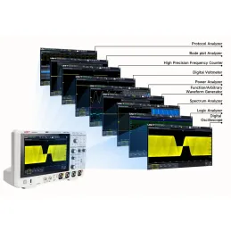 Osciloscopio Digital UNI-T MSO2104X 4CH Analogos 16CH Dig Pantall 10.1" 100MHZ USB LAN HDMI UNI-T-Osciloscopio Digital UNI-T MSO