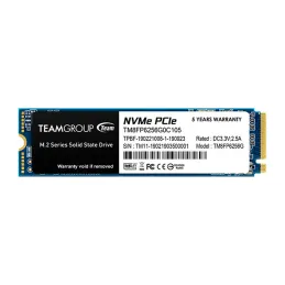  Unidad de estado solido SSD Teamgroup MP33 M.2 PCIe SSD, 256GB, DC +3.3V 336.000044 Unidad de estado solido SSD Teamgroup MP33 