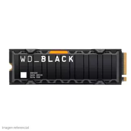 Unidad de estado solido SSD Western Digital Black SN850X NVMe 2TB, M.2 2280, PCIe Gen 4.0 x4