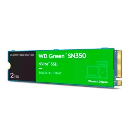 Unidad de estado solido SSD Western Digital Green SN350 NVMe 2TB M.2 2280, PCIe Gen3 x4