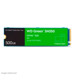 Unidad de estado solido SSD WD Green SN350 NVMe, 500GB M.2 2280 Western digital-Unidad de estado solido SSD WD Green SN350 NVMe,