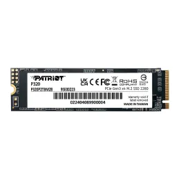  Unidad de estado solido SSD PATRIOT P320, 256GB, M.2 2280 PCIe Gen 3 x4 NVMe 1.3 215.000012 Unidad de estado solido SSD PATRIOT