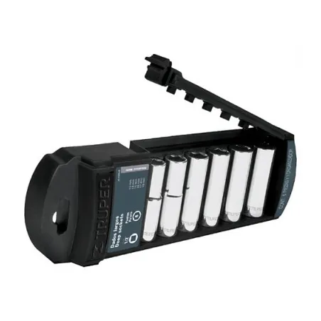  Juego de dados 6 Piezas tubulares Milimetrico, Encastre 1/2", acero al cromo vanadio, JD-1/2X6LM 14175 Truper 49.152542 Juego d