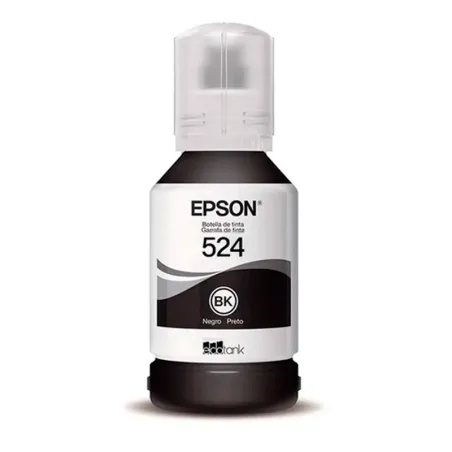  Botella de Tinta Epson 524 Negro T524120 L6580/ L15150/ L15160 7.5k 79.000056 Botella de Tinta Epson 524 Negro T524120 L6580/ L