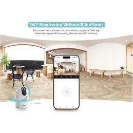 Camara Wifi 4MP Rotacion 360 Bidireccional Dahua DH-SD-H4C-0400B Dahua-Camara Wifi 4MP Rotacion 360 Bidireccional Dahua DH-SD-H4