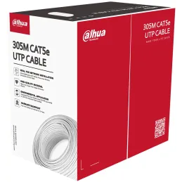  Cable UTP de Red CAT5E 305m GRIS Interior Dahua DH-PFM920I-5EU 381.000052 Cable UTP de Red CAT5E 305m GRIS Interior Dahua DH-PF