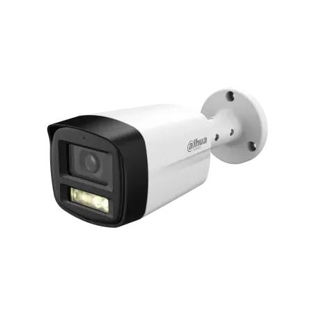 Camara Bullet HDCVI 5MP Smart Dual Light con Audio IP67 Dahua DH-HAC-HFW1500TLMN-IL-A Dahua - 1
