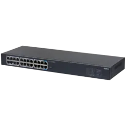 Switch Dahua DH-SG1024 24 Port Gigabit Dahua-Switch Dahua DH-SG1024 24 Port Gigabit > Conmutador Ethernet de 24 puertos 10/10