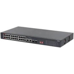 Switch Poe Dahua DH-S3226-24ET-240 26 Port 100MBPS 24POE 2 Port 1000MBPS UPLINK 1-2 Dahua-Switch Poe Dahua DH-S3226-24ET-240 26 