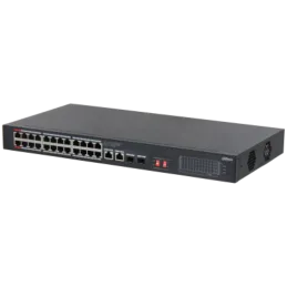 Switch Gigabit Dahua DH-S3228-24GT-375 28 Port 24Poe No Administrable Dahua-Switch Gigabit Dahua DH-S3228-24GT-375 28 Port 24Poe