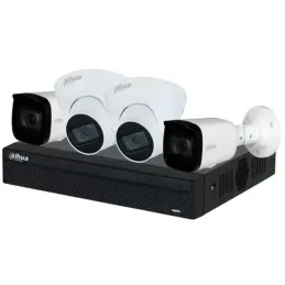  Kit Camaras CCTV IP 4CH KIT NVR1104HD-P-S3 - 2 HFW1230S1P-03 - 2 2 HDW1230T1P-0280B-S5 Dahua DH-KIT/NVR1104HS-P-S3/H/2 1013.999