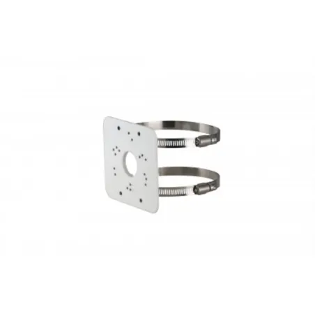 Soporte de Montaje en Poste Metal para Mastiles Dahua DH-PFA152-E Dahua-Soporte de Montaje en Poste Metal para Mastiles Dahua DH