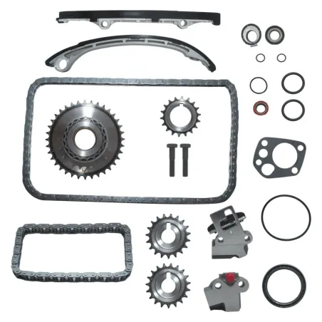 Kit Distribucion Nissan Frontier 2400 KA24DE D22X NP300 2009-2015 Cadena 48E 92E 11Pza Wurtex wurtex-Kit Distribucion Nissan Fro