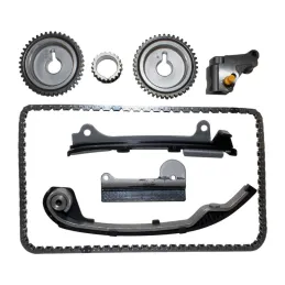 Kit Distribucion Nissan AD Wagon Almera Bluebird Primera Sentra Sunny QG13DE QG15DE QG18DE Cadena 154E 8Pza Wurtex wurtex - 2