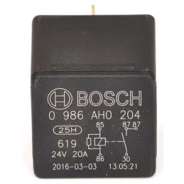 Relay Mini 24V 20A 5P RES TW Bosch 0986AH0204 Bosch - 1