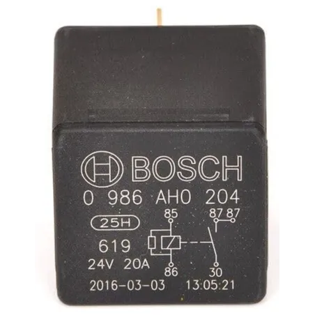 Relay Mini 24V 20A 5P RES TW Bosch 0986AH0204 Bosch - 1