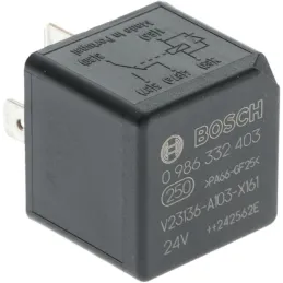 Relay Mini 24V 20A 5P DIODO 0332209204 Bosch 0986332403 Bosch-Relay Mini 24V 20A 5P DIODO 0332209204 Bosch 0986332403 -B1.0.986.