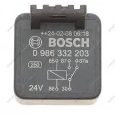 Relay Mini 24V 20A 5P CONM 0332209203 Bosch 0986332203 Bosch - 1
