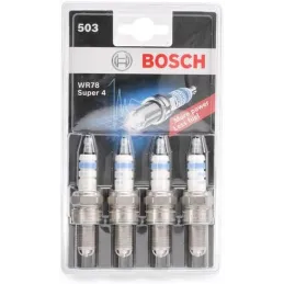 Bujia Super 4 WR78 DR14mm LR19mm Luz0.9mm Blister X4 Bosch 0242232803 Bosch - 1