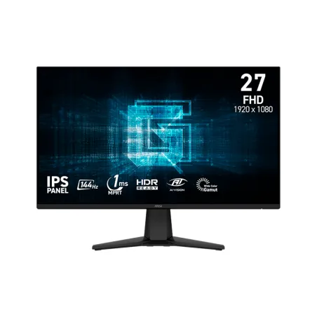  Monitor Plano Gaming MSI G275L E14, 27" FHD IPS, 144 Hz, 1 MS, HDMI, DP, Color Negro 387.288136 Monitor Plano Gaming MSI G275L 