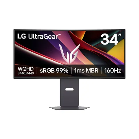  Monitor Gaming LG UltraGear G6, 34” Curvo/WQHD/VA/160Hz/1ms MBR/HDMI x2/DP/Headphone-out 1382.20339 Monitor Gaming LG UltraGear