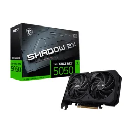  Tarjeta de video MSI GeForce RTX 5050 8G SHADOW 2X OC, 8 GB GDDR6, PCIe 5.0 1482.20339 Tarjeta de video MSI GeForce RTX 5050 8G