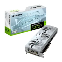  Tarjeta de video GIGABYTE GeForce RTX 5070 Ti EAGLE OC ICE SFF, 16 GB GDDR7, PCIe Gen 5.0 5299.152542 Tarjeta de video GIGABYTE