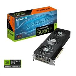  Tarjeta de video GIGABYTE GeForce RTX 5060 Ti EAGLE MAX OC 16G, 16 GB GDDR7, PCIe 5.0 2690.677966 Tarjeta de video GIGABYTE GeF