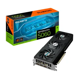  Tarjeta de video GIGABYTE GeForce RTX 5060 EAGLE MAX OC 8G, 8 GB GDDR7, PCIe Gen 5.0 1943.220339 Tarjeta de video GIGABYTE GeFo