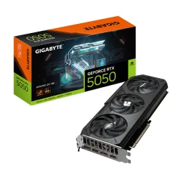  Tarjeta de video GIGABYTE GeForce RTX 5050 GAMING OC 8G, 8 GB GDDR6, PCIe Gen 5.0 1673.728814 Tarjeta de video GIGABYTE GeForce