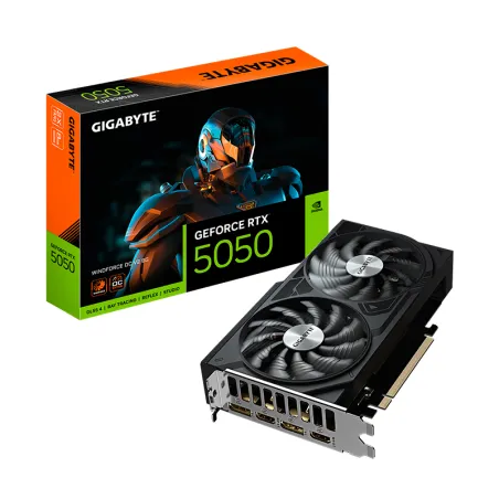  Tarjeta de video GIGABYTE GeForce RTX 5050 WINDFORCE OC V2 8G, 8GB GDDR6, PCIe 5.0 1620.338983 Tarjeta de video GIGABYTE GeForc