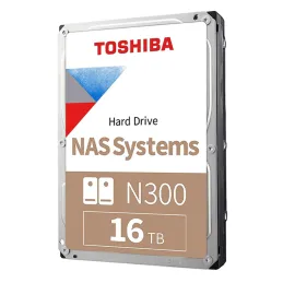 Disco Duro Toshiba N300 16TB SATA 6.0Gbs NAS 512MB Cache 7200RPM 3.5" Toshiba - 1
