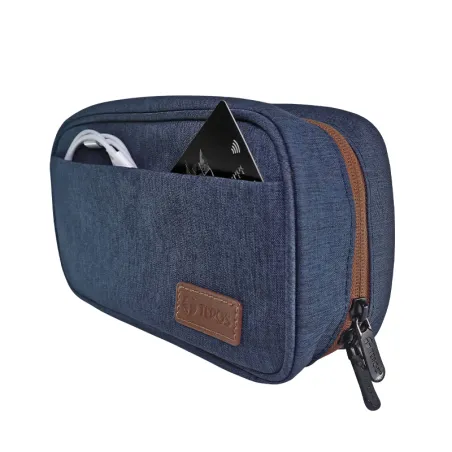  Cartuchera Estuche Organizador Portacables TEROS TE-ACS9017DB azul marino 23.728814 Cartuchera Estuche Organizador Portacables 