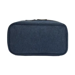 Cartuchera Estuche Organizador Portacables TEROS TE-ACS9017DB azul marino Teros-Cartuchera Estuche Organizador Portacables TEROS