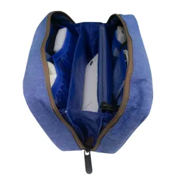 Cartuchera Estuche Organizador Portacables TEROS TE-ACS9016 azul Teros-Cartuchera Estuche Organizador Portacables TEROS TE-ACS90