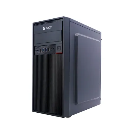 Case Gamer Teros TE-1319G Mid Tower 450W USB 3.0 2.0 Audio Negro Teros-Case Gamer Teros TE-1319G Mid Tower 450W USB 3.0 2.0 Audi