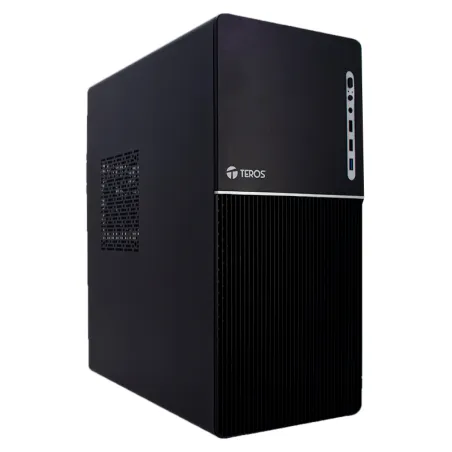 Case Teros TE-1037S Factor de forma ATX 250 W USB 3.0 2.0 Audio Negro. Teros-Case Teros TE-1037S Factor de forma ATX 250 W USB 3