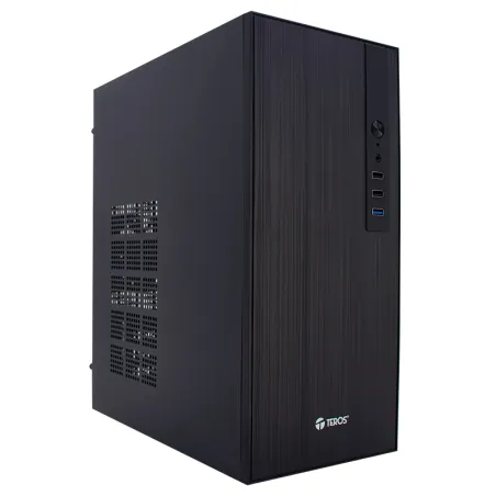 Case TEROS TE-1034S Mini Tower ATX 250 W USB 3.0 2.0 audio HD negro Teros-Case TEROS TE-1034S Mini Tower ATX 250 W USB 3.0 2.0 a