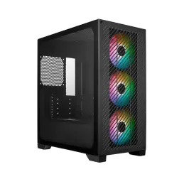 Case Cooler Master Elite 301 MiniTower Negro ATX USB 3.2 Gen 1 Tipo-C Tipo-A Audio cooler master-Case Cooler Master Elite 301 Mi