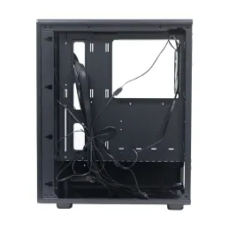 Case sin fuente gamer TEROS TE-1323G ITX M-ATX ATX 3.5" y 2.5" negro Teros-Case sin fuente gamer TEROS TE-1323G ITX M-ATX ATX 3.