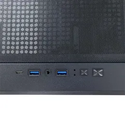 Case sin fuente gamer TEROS TE-1323G ITX M-ATX ATX 3.5" y 2.5" negro Teros-Case sin fuente gamer TEROS TE-1323G ITX M-ATX ATX 3.