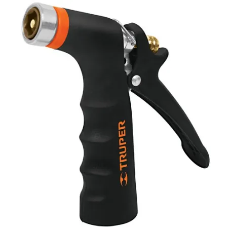  Pistola de Riego 2 Funciones Metalica Resorte inoxidable, Clip par Flujo continuo, PR-201 18475 Truper 14.915254 Pistola de Rie