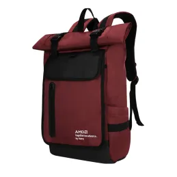  Backpack AMD By TEROS TE-9042R para notebooks de hasta 15.6" color vino rubby y negro 426.2712 Backpack AMD By TEROS TE-9042R p