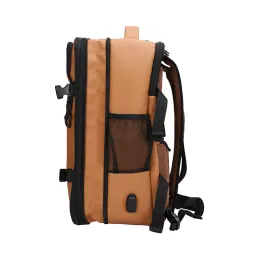 Travel Backpack Teros TE-9038BW para Notebooks de hasta 15.6" Color Brown Teros-Travel Backpack Teros TE-9038BW para Notebooks d
