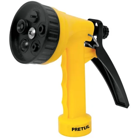  Pistola de Riego 5 Funciones Plasticas Gatillo y Clip para flujo continuo, PIM-55P 22765 Pretul 5.169492 Pistola de Riego Plast