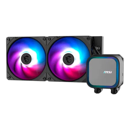 Refrigeracion líquida MSI MAG CORELIQUID A13 240 / BLACK / Cantidad de ventiladores: 2 Msi-Refrigeracion líquida MSI MAG CORELIQ