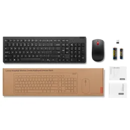 Teclado + Mouse inalámbricos Lenovo Essential Combo Gen2 Negro Español (LA) 171 Lenovo-Teclado + Mouse inalámbricos Lenovo Essen