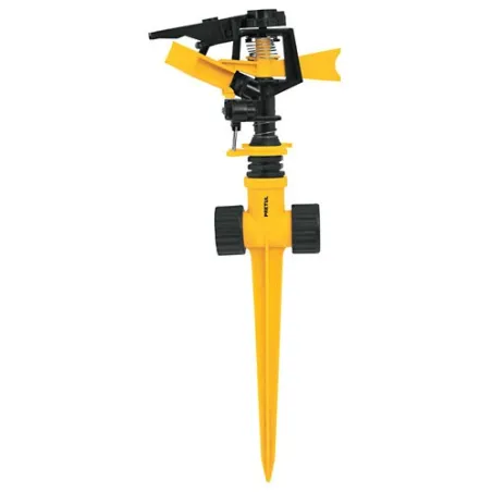  Aspersor Plastico 2 vias Entrada 3/4", Estaca 19.5cm, Alcance 8m, Area 360, 50 PSI, ASPRO-11X 20060 Pretul 7.627119 Aspersor Pl
