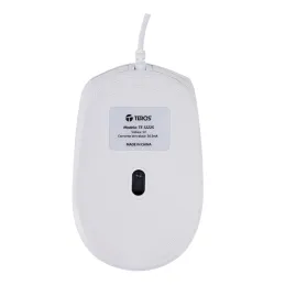Mouse óptico TEROS TE-1225S 800-1200-1600 DPI USB 4 botones color blanco Teros-Mouse óptico TEROS TE-1225S 800-1200-1600 DPI USB