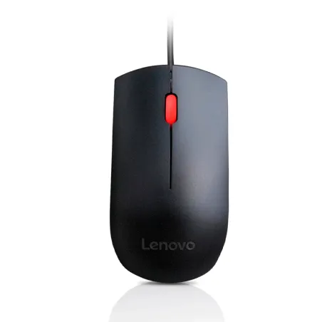 Mouse Lenovo Essential Sensor Optico (1600dpi) USB Ergonomico Ambidiestro Color Negro 55.0847 Mouse Lenovo Essential Sensor Opt